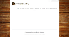 Desktop Screenshot of harvestridgewinery.com